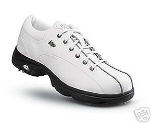 BITE GOLF SHOES,STYLE PIN HIGH,WHITE,GRAY STRIPE,NICE  