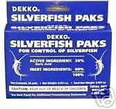 DEKKO Silverfish Paks 4 Boxes of 24 Natural Boric Acid  