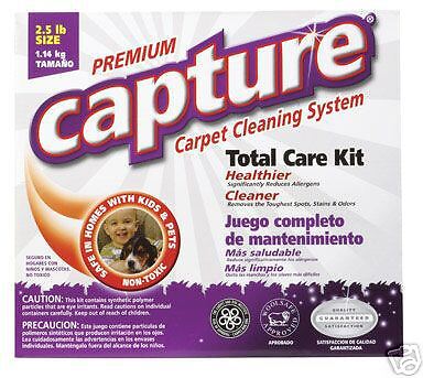 CAPTURE DRY RUG Carpet CLEANER KIT Free ship  