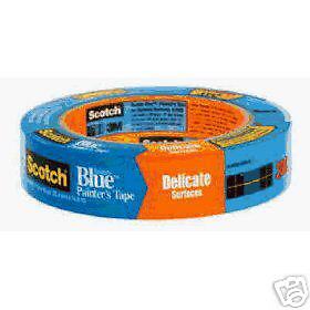 3M #2080 3/4x60YD Blue Masking Tape (48pk)  