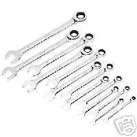 Titan 13 pc Ratcheting SAE Combination Wrench Set  