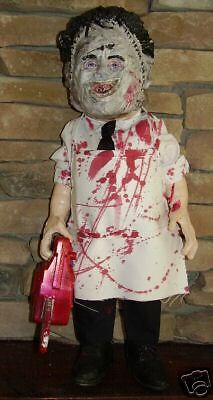 LEATHERFACE OOAK SCULPTURE DOLL BY HORROR ARTIST  