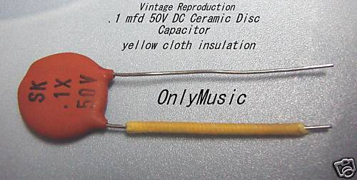 FENDER PRECISION BASS 61 T0 65 VINTAGE REPRO CAPACITOR  