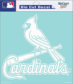 CAR/HOUSE 8X 8 DIE CUT DECAL ST. LOUIS CARDINALS MLB  