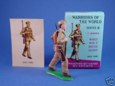 MARX Warriors of the World WWII British Soldier Young  