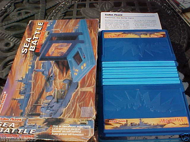 1993 Radio Shack Sea Battle Electronic Game MIb  