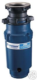 KITCHEN GARBAGE DISPOSAL WHIRLAWAY 291 DISPOSER 1/2 hp  