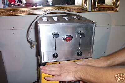 USED WELLS T4C TOASTER 4 SLICE POP UP 380 SLICES/HOUR  