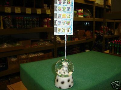 BINGO SNOW GLOBE GLITTER/BALLS DALMATION DESIGN  