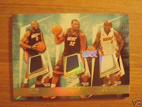 05/06 TOPPS LUXURY BOX TRIPLE DOUBLE MIAMI HEAT #64/193  