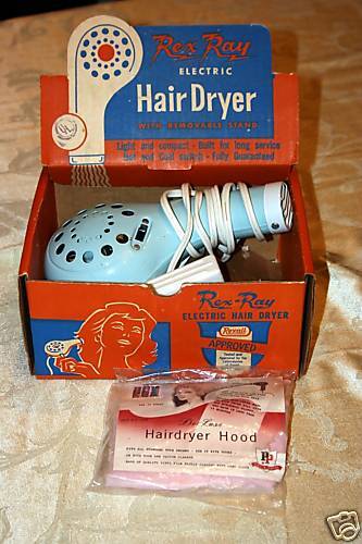 Scarce Rexall Rex Ray Electric Hair Dryer New with Box  