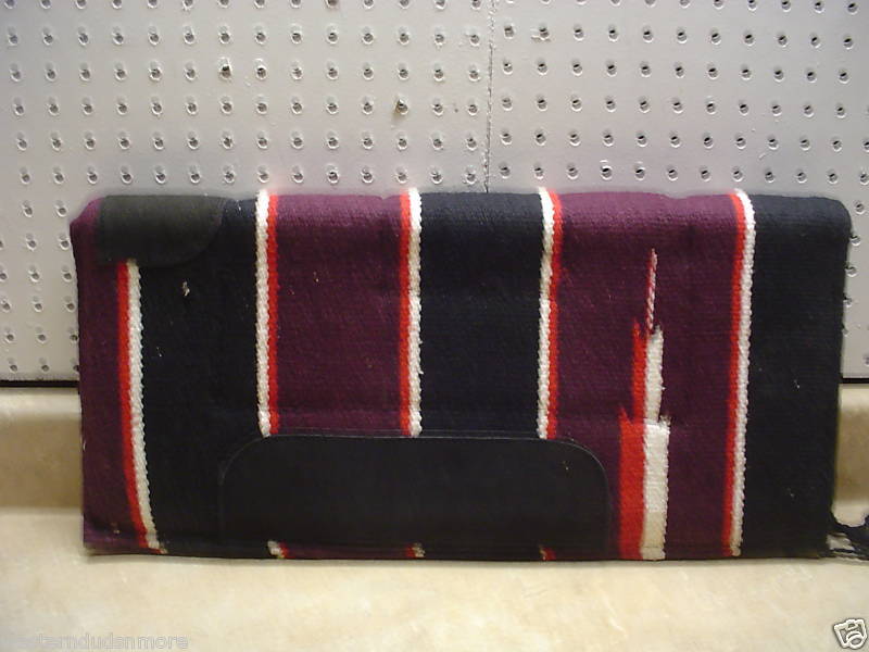 Mini Pony Navajo Western Saddle Pad Purple Burgundy  