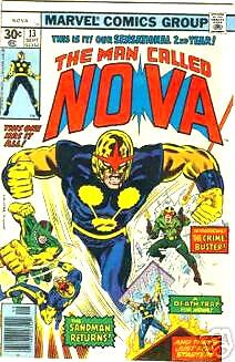 THE MAN CALLED NOVA 13 1976 1st MARVEL SERIES HI GRADE  