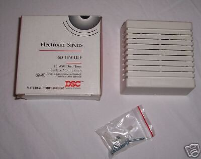 DSC Dual Tone Alarm Siren, 15 Watt, SD 15W ULF  