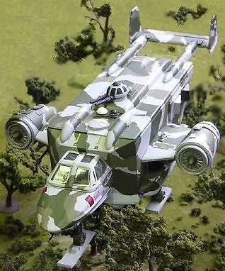 1104 Albatross Dropship Spacecraft Desk Wood Model  