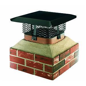 Adjustable chimney cover, black  