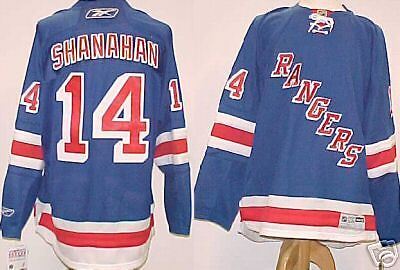 Brendan Shanahan Rangers Reebok Blue Hockey Jersey  