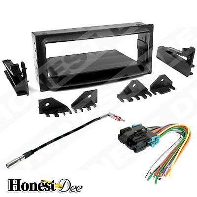 PONTIAC CAR STEREO SINGLE/ISO DIN W/POCKET RADIO INSTALL DASH KIT 