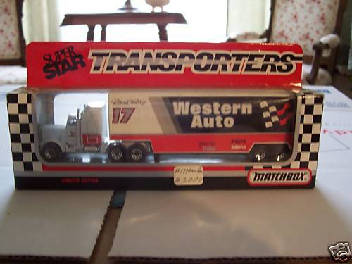 1991 MATCHBOX WHITE ROSE SUPER STAR TRANSPORTER 187  