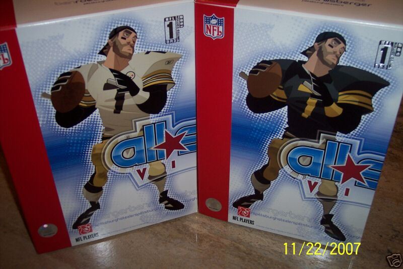 UPPER DECK ALL STAR VINYL BIG BEN ROETHLISBERGER LE 3PK  