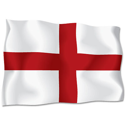 ENGLAND Flag car bumper sticker decal 6 x 4  