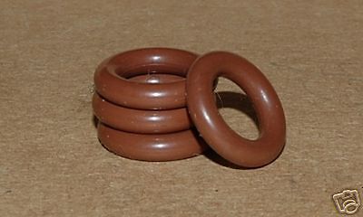 15 1br 4 BROWN Smooth Tires for Dinky 1950s Saloon 15mm  