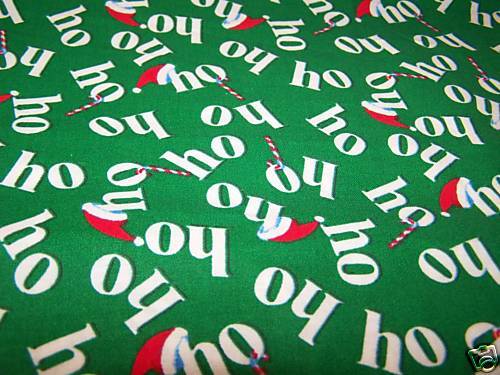 CHRISTMAS HOLIDAY HO HO HO SANTA CANDY CANE TOWEL SET  