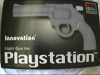 New PSX Playstation Light Gun Original Revolver  