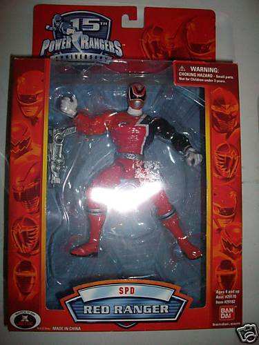 Power Rangers 15th Anniversary Red SPD Ranger MIB  