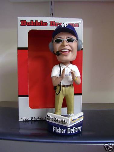 Fisher Deberry Air Force Academy Football Coach Bobble Bobblehead SGA