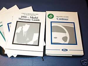 Owners manual for a 1998 ford contour