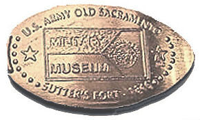 CA MILITARY MUSEUM CALIFORNIA Elongated Penny CASA007  