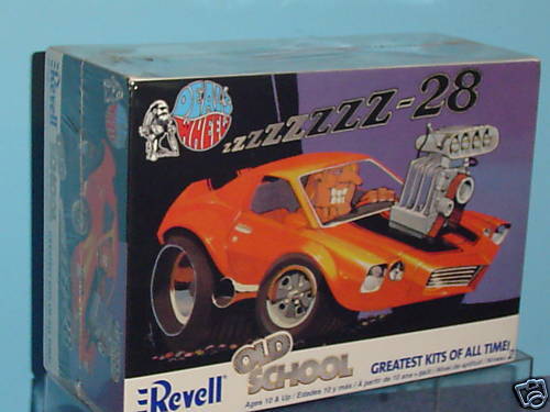 Camaro Z 28 Dave Deals Wheels Old School Kit Revell